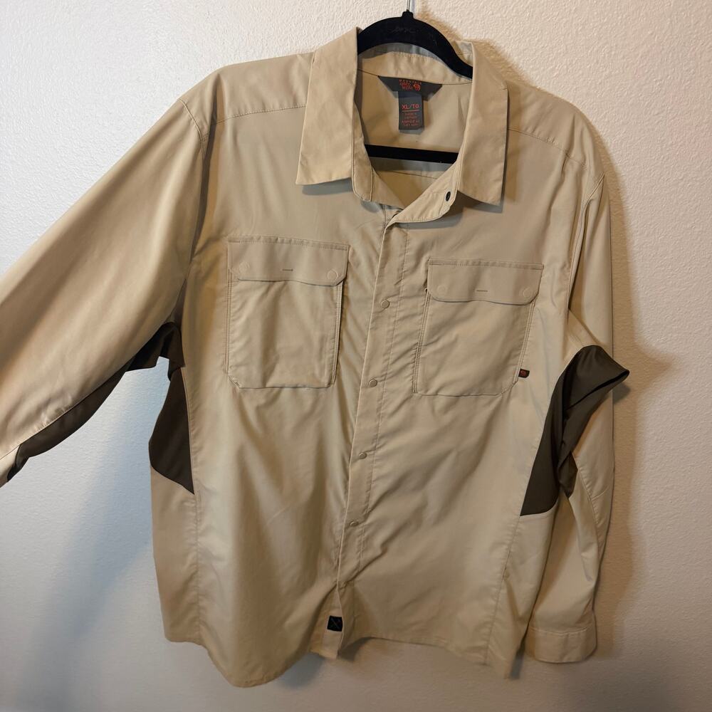 Mountain Hard Wear Canyon Long Sleeve Shirt Beige Men's XL